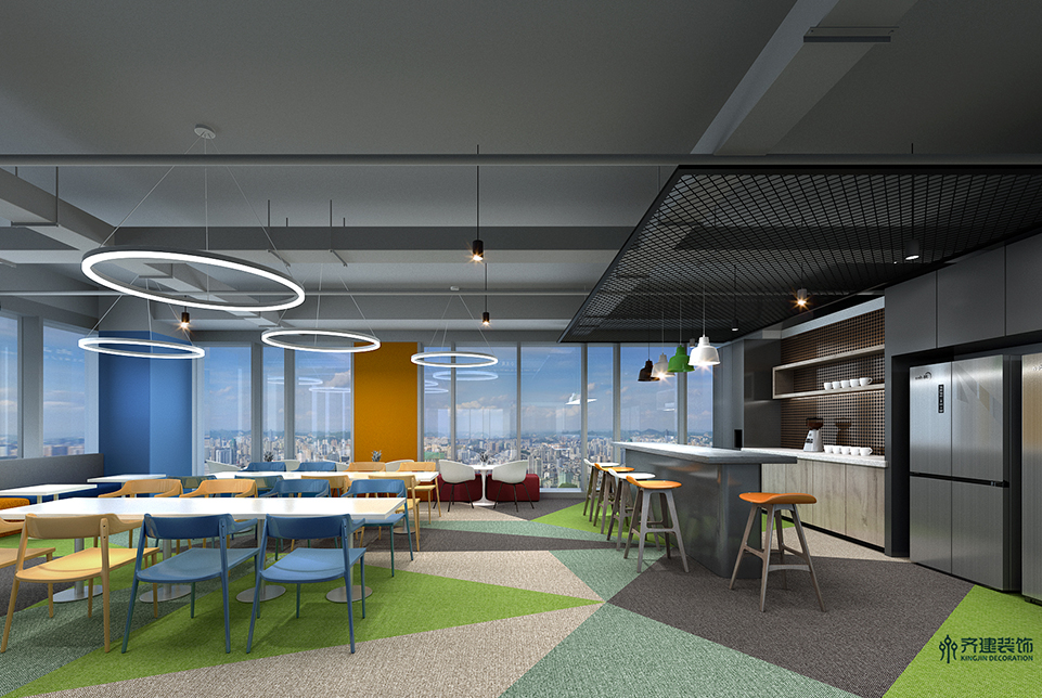  上海信用算力公司休息區裝修 