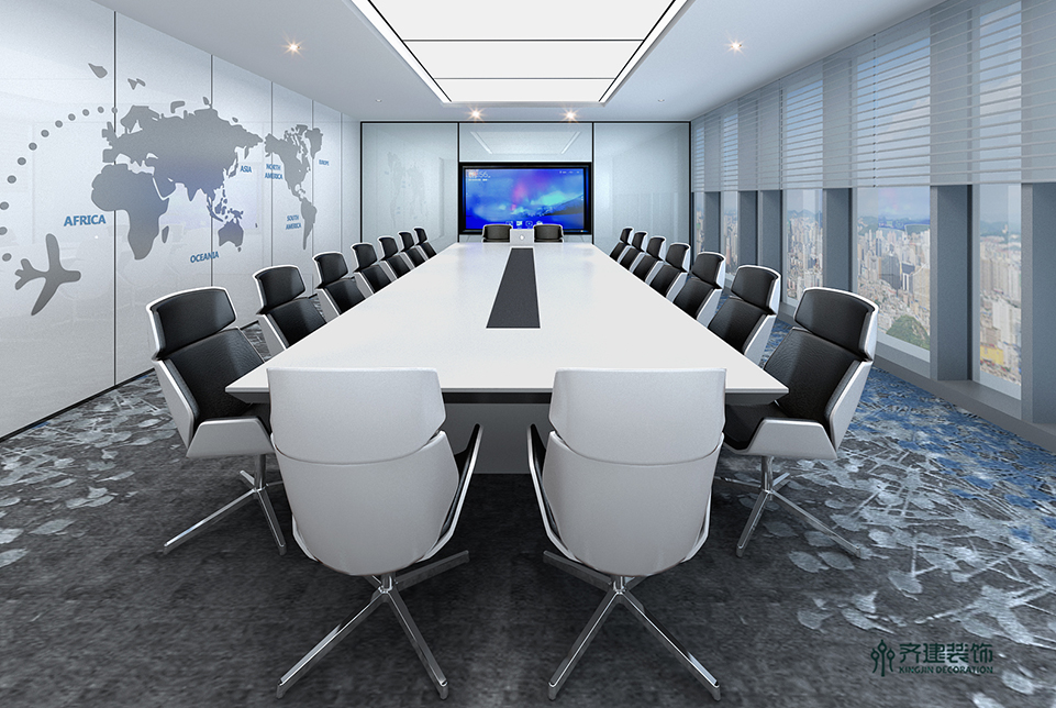  上海信用算力公司辦公會議室1裝修效果圖 
