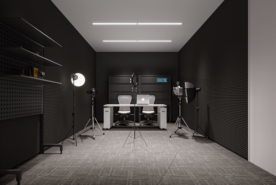  西克上海中心辦公室展廳直播間 