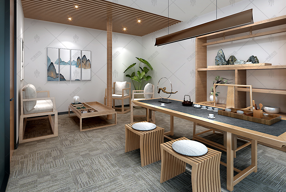  上海寶龍城辦公接待室裝修設計 