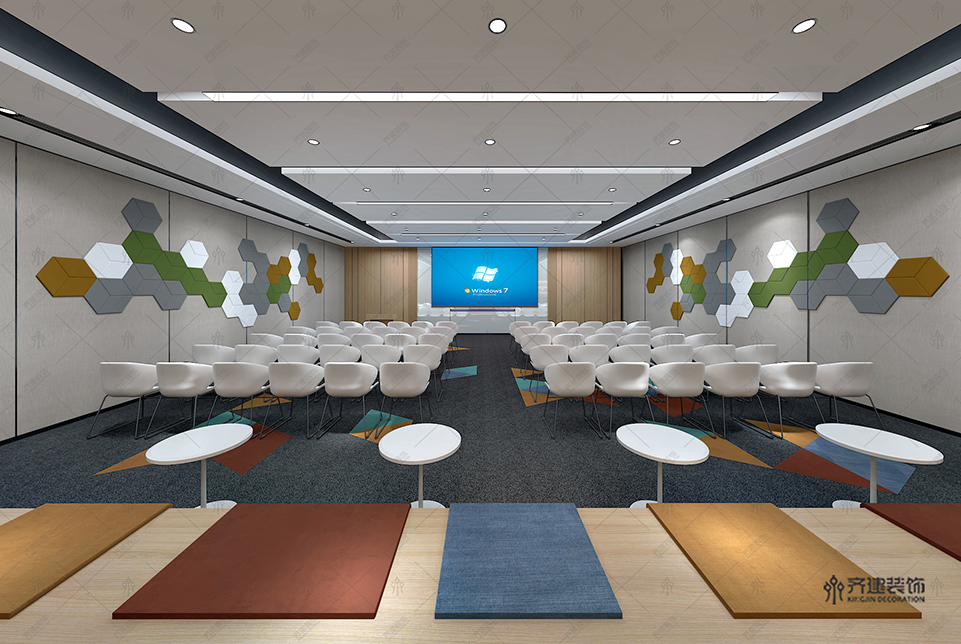 上海吉美瑞生辦公室裝修設計效果圖