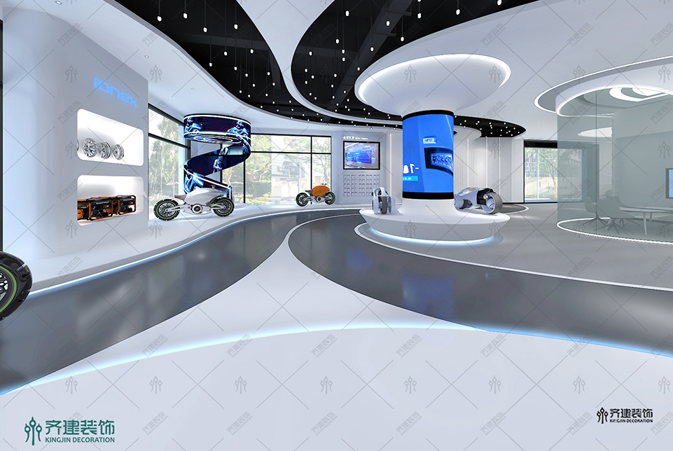  上海湯泉國際大廈辦公展廳裝修設計 