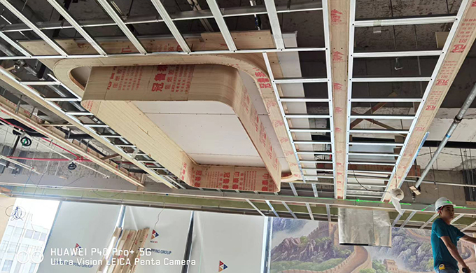 上海錦和中心辦公室裝修施工獨家隨拍