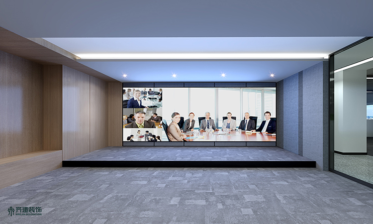 上海德馬物流辦公室展廳裝修設計