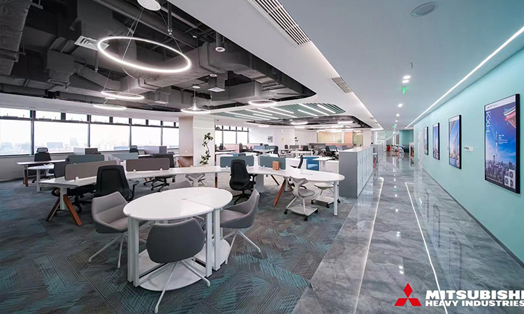 上海三菱重工新辦公室裝修完工