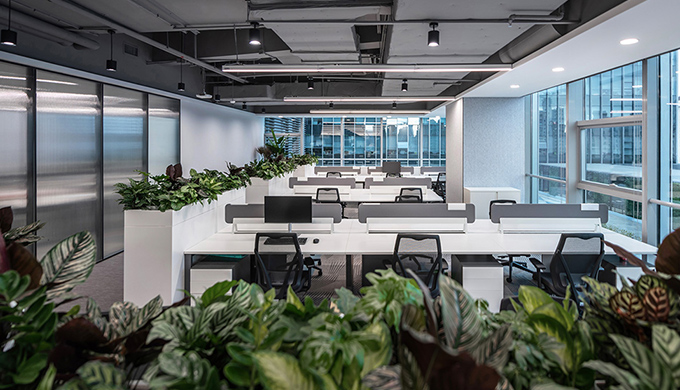 上海辦公室裝修常用的八種設計手法