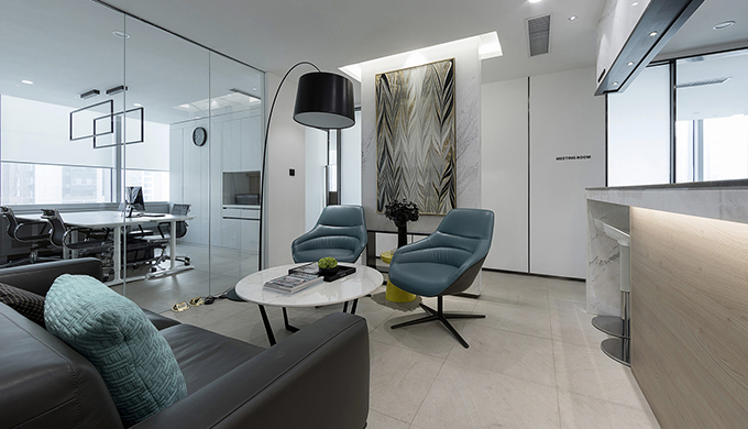 上海高檔辦公室前臺裝修設(shè)計(jì)