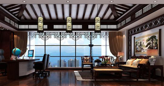 上海辦公室裝潢中國風誤區(qū)-上海齊建裝飾
