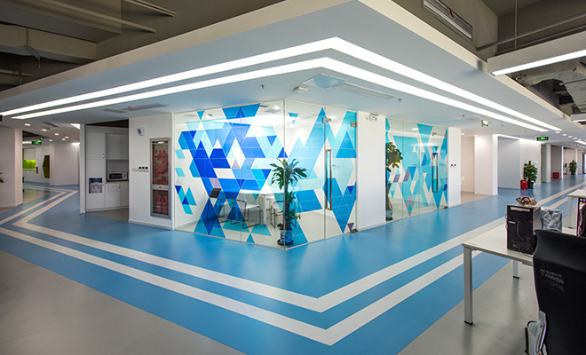 米哈游辦公室區域裝修設計效果圖