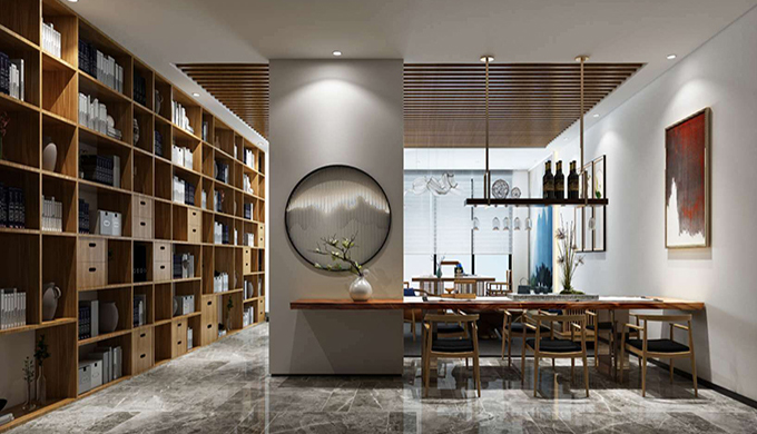 上海中式風格辦公室裝修設(shè)計