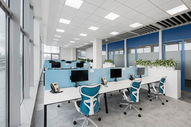 上海辦公室裝修軟裝飾的對比設計手法介紹